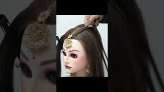 stylish and unique bun hairstyle for wedding trending bun new hairstyle [upl. by Harriet64]