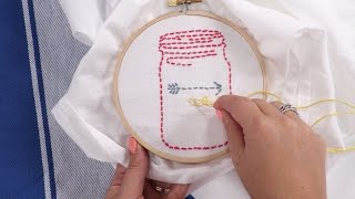 How To Make A HandStitched Tea Towel  Southern Living [upl. by Ahsiym388]