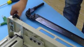 HFs Paper Cutter Blade Straightening [upl. by Els]