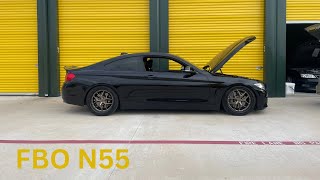 BMW 435i POV  Catless with stock mufflers [upl. by Maer]