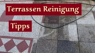 Terrasse reinigen so wird sie wieder wie neu [upl. by Ecadnarb]