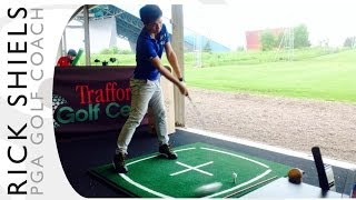 Slow Motion Golf Swing Drill [upl. by Ordisy]