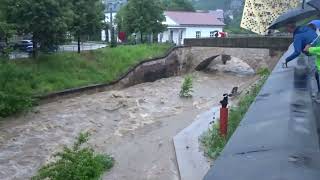 Hochwasser in Schwäbisch Gmünd am 162024 [upl. by Stephenie]