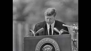 June 10 1963  JFK quotPeace Speechquot at American University [upl. by Shaw]