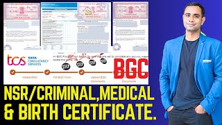 🔥TCS BGC StepbyStep Process  How to Make NSR NCA BrithMedical Certificate🔥 [upl. by Ingles]