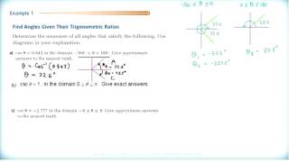 Math 3200  Ch4 Sec42  Trigonometric Ratios Part V [upl. by Benedikta]