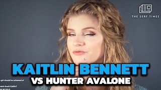 Kaitlin Bennet Poops Herself at the chance to attack Hunter Avalone [upl. by Derry]