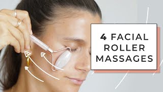 How to use a Rose Quartz Facial Roller  Exact Steps Tutorial [upl. by Dirk]