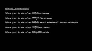 12th maths exam tips  5 indefiniteintegrals [upl. by Enerod]