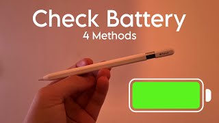 How to check Apple Pencil USB C Battery Percentage [upl. by Siddon515]