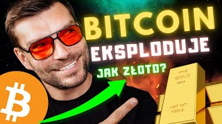 🚨 PILNE❗️Złoto zdradziło co zrobi BITCOIN 📉📈🚀 [upl. by Laveen352]