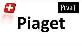 How to Pronounce Piaget CORRECTLY Swiss Watchmaker  Native Speaker [upl. by Larimor]