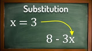 Algebra Substitution  GCSE Maths [upl. by Ewald27]