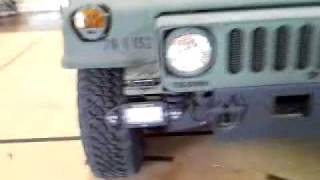 Trilliant InfraRed Driving Lights on HMMWV [upl. by Brozak900]