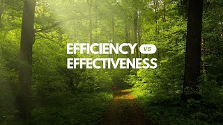 Efficiency vs Effectiveness  PPT [upl. by Olmstead]