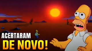 Previsão dos Simpsons Se Cumpre Mais Uma vez  Onda de Calor  Fim da Internet  2024 [upl. by Babara]