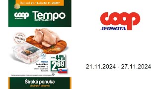 COOP Jednota leták  21112024  27112024 [upl. by Muns62]