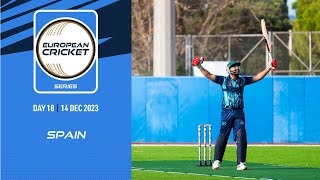 🔴 ECS Spain 2023  Day 18  T10 Live Cricket  European Cricket [upl. by Aalst]