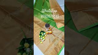 UPPADA TISSUE SAREES 🥻 saree trendingshorts [upl. by Nahshunn]