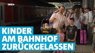 Vater muss Kinder am Bahnsteig stehen lassen [upl. by Sidwel]