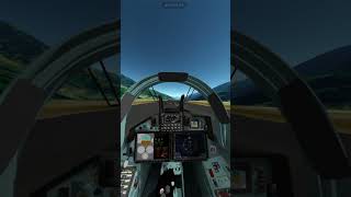 Sukhoi Su35 Cockpit View Landing aviationgame airplanesimulator [upl. by Winters]