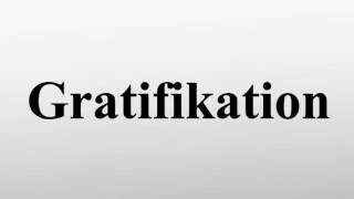 Gratifikation [upl. by Aurelio]