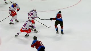 MacKinnon beats Lundqvist for 23rd goal of season [upl. by Krahmer]