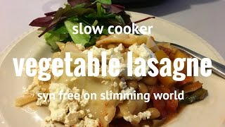 Slow Cooker Vegetable Lasagne [upl. by Orlanta]