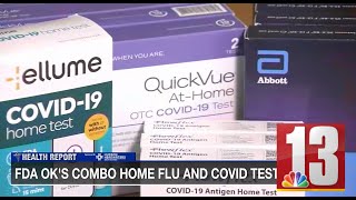 FDA OKs combination home flu COVID test [upl. by Kuo]