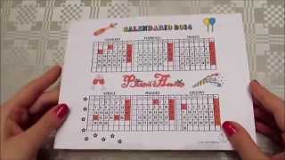 Come fare un calendario fai da te  Tutorial [upl. by Kaylil615]