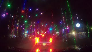 Take a drive with us Blackhawk Bluff Christmas light display off Girvin Road [upl. by Eenitsed]