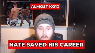 MMA Guru Reacts to Nate Diaz ALMOST KO’ING Leon Edwards [upl. by Gaven]