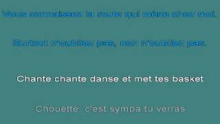 Les Forbans Chante danse et mets tes baskets karaoke [upl. by Airet]