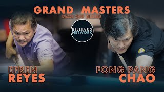 EFREN REYES vs FONG PANG CHAO  RACE to 50  9 Ball  Face Off  GRAND MASTERS  Part 1 of 3 [upl. by Cynarra]