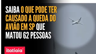 ESPECIALISTA ANALISA IMAGENS DE QUEDA DE AVIÃO E EXPLICA O QUE PODE TER CAUSADO O ACIDENTE [upl. by Esylle]