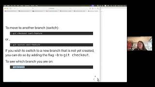 Lecture 5a Git branches and merging [upl. by Auqenat]