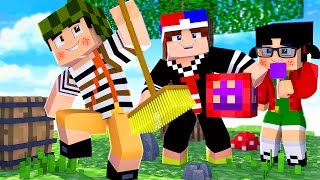 A TURMA DO CHAVES NO BEDWARS   Minecraft [upl. by Castara]