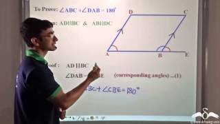 Parallelogram  Supplementary Angles  Class 8  ICSE  CBSE [upl. by Meli]