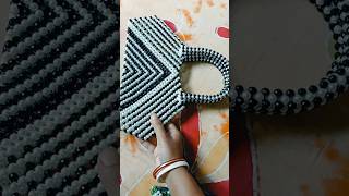 Black and white bag pearl diy craft artandcraft [upl. by Reamy]