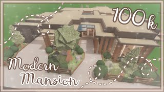 Bloxburg Build  Modern Mansion no gamepass 100k [upl. by Euginomod]