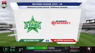 🔴 Live Melbourne Stars Vs Melbourne Renegades Live – Match 23  STA vs REN  BBL Live Match Today [upl. by Photina]