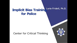 Implicit Bias Training for Police [upl. by Delanos]