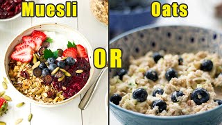 Muesli Or Oats Which Is Better For Weight Loss  Boldsky [upl. by Cannon]