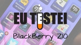 Smartphone BlackBerry Z10 STL1003 RFK121LW  Resenha Brasil [upl. by Portia]