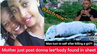 Donna Lees mom just post herb3dy found in sheet st Andrewman kll female after dispute [upl. by Kcirb]