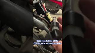 Honda Elite CH80 CDI replacement [upl. by Aihsatan647]