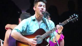 Jonas Brothers  Hesitate Live at Madison Square Garden [upl. by Pinebrook]