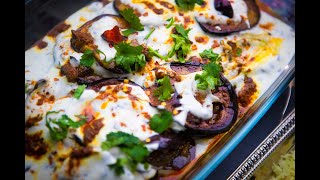 EASY DAHI WALE BAINGAN RECIPE  Eggplant in Yogurt  Must Try This Aubergines in Tadka Yogurt Dish [upl. by Lear]