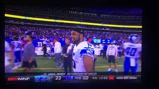 Jamal Agnew 88 Yard Punt Return Touchdown Detroit Lions player Jamal Agnew 88 yard punt return TD [upl. by Assyle177]