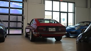 1972 Datsun 240Z with Rebello Racing 32L Stroker Cold Start [upl. by Nylazor248]